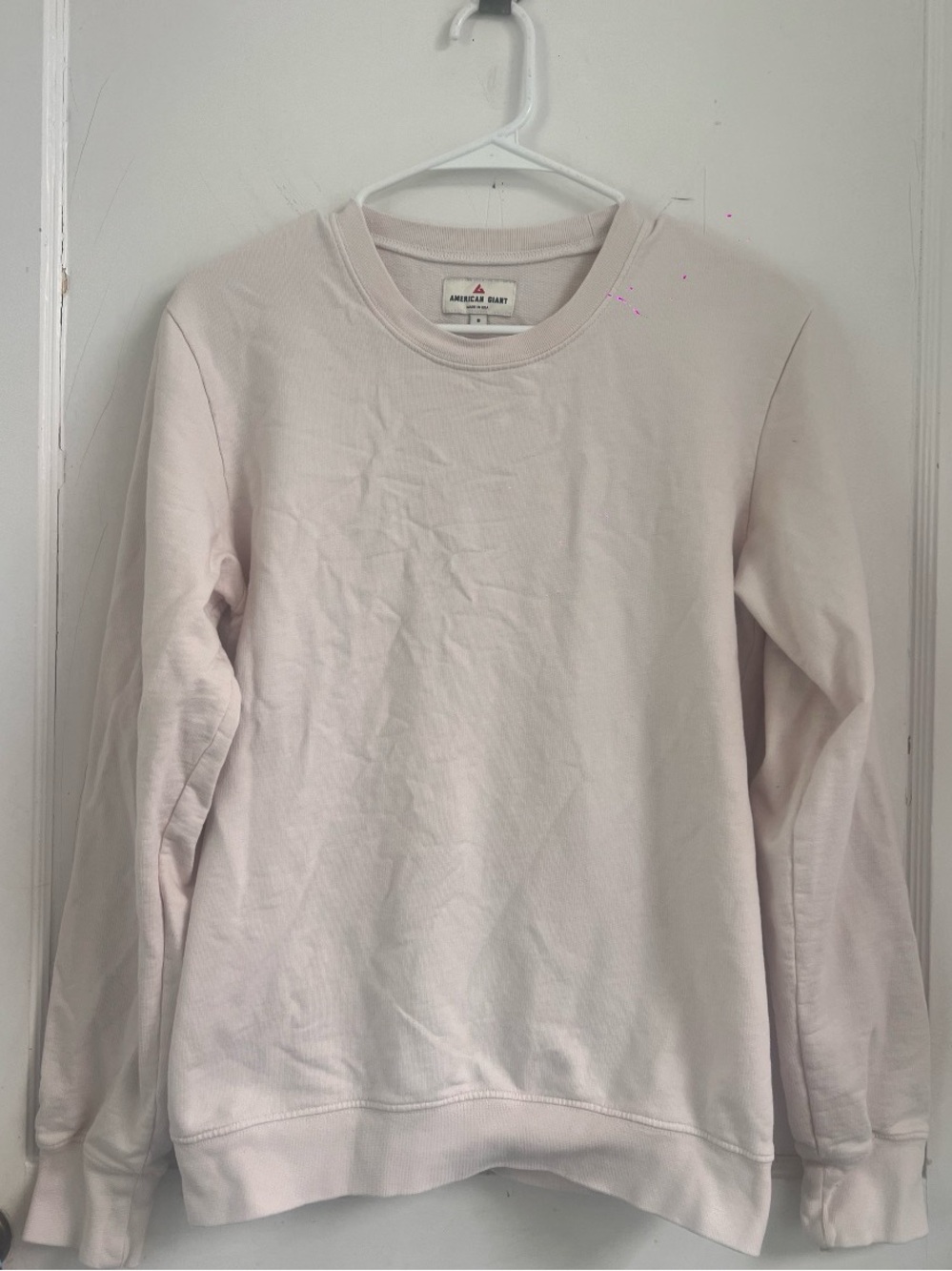 American Giant Midweight
Crewneck Cream
Sweatshirt Size S